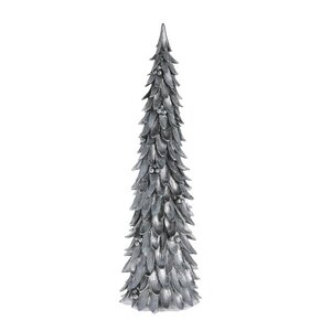 Lene Bjerre Serafina juletre dekorasjon 47 cm antikk sølv