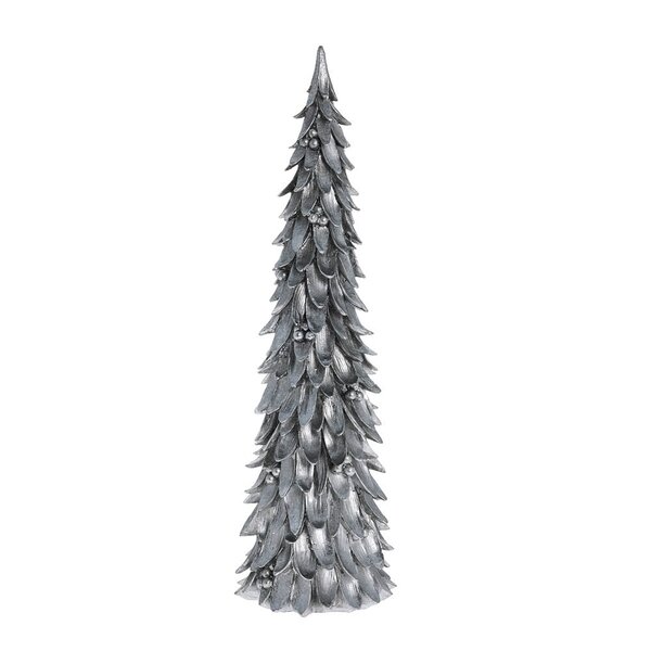 Lene Bjerre Serafina juletre dekorasjon 47 cm antikk sølv