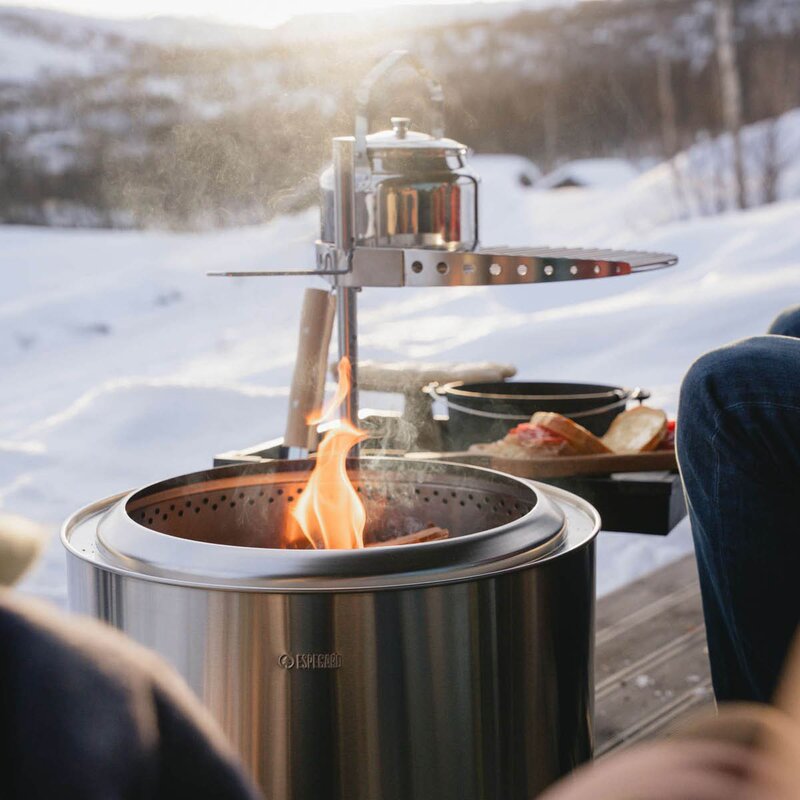 Espegard Eld 50 bålbrenner med grillstativ