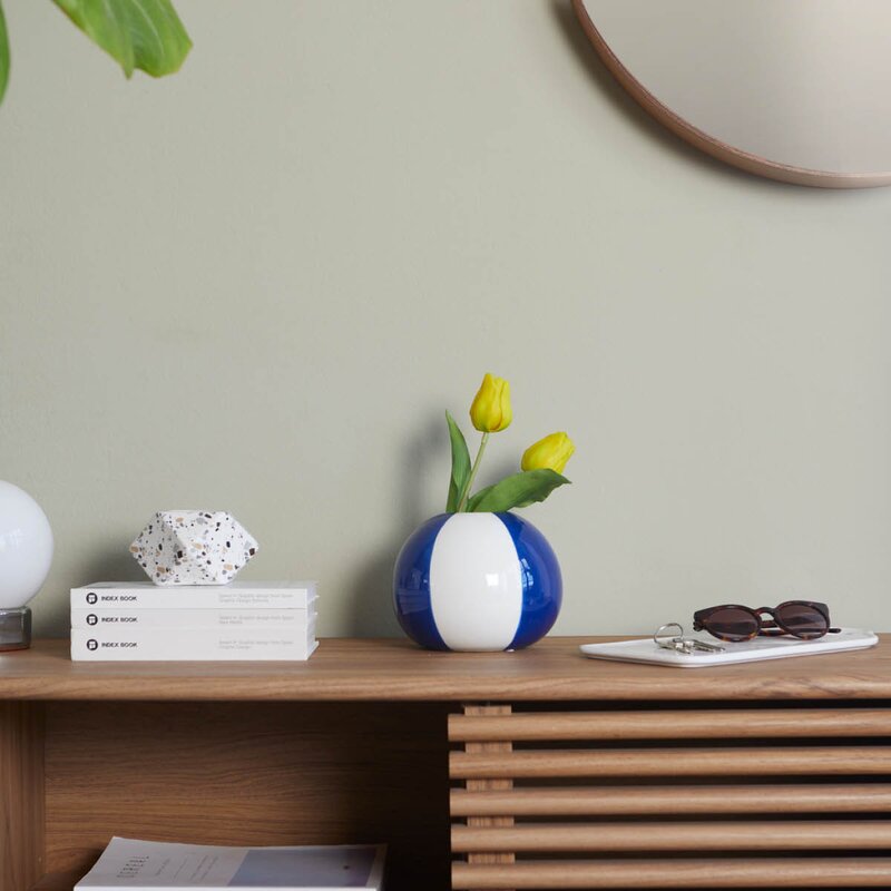 Balvi Floats vase 14 cm Beachball blå