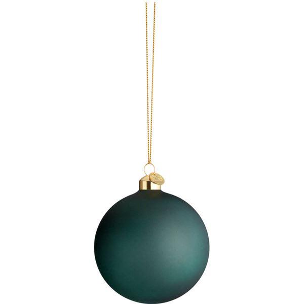 Holmegaard Souvenir julekule mørk grønn