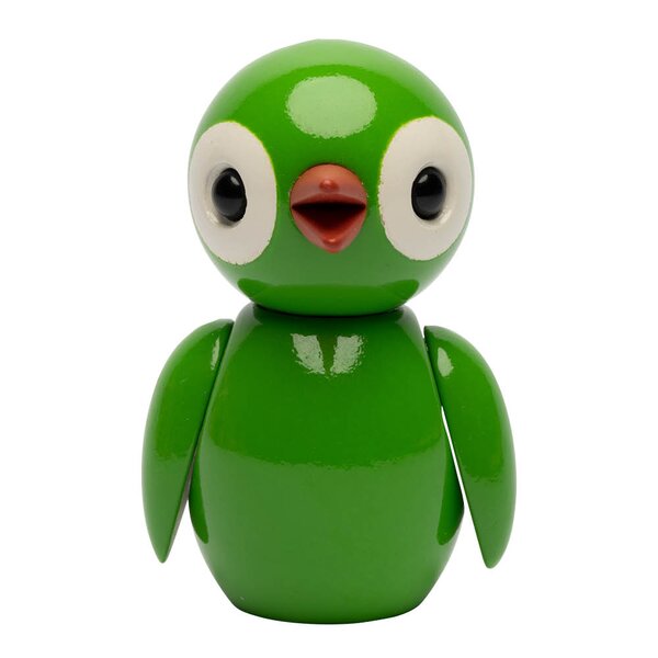 Spring Copenhagen Spring Birds trefigur 6,5 cm grateful green
