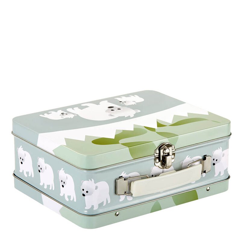 Blafre Polar koffertboks 8x16x19 cm lys blå