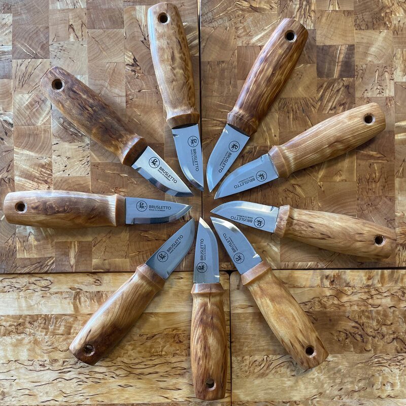 Brusletto Ustaoset allroundkniv 16 cm masurbjørk