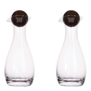 Sagaform Nature karaffel 35 cl 2 stk klar/brun