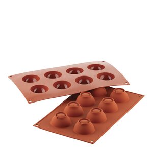 Silikomart Silikonform halvkule 8 stk 5x2,5 cm