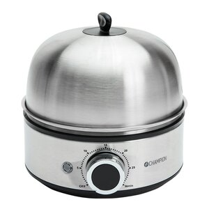 CHAMPION Eggekokertimer 7 egg EB600 rustfritt stål