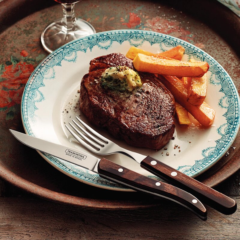 Tramontina Churrasco gaffel 22 cm brun