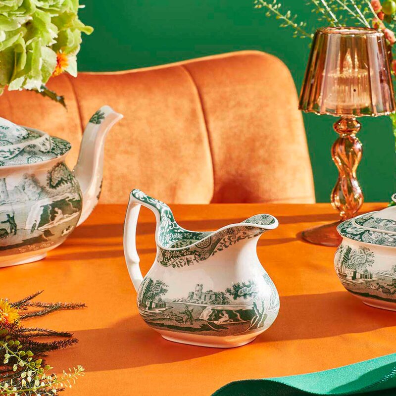 Spode Heritage Green Italian fløtemugge 22 cl 