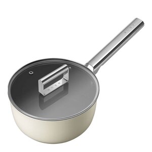 SMEG Kasserolle 20 cm 3,1L keramisk krem
