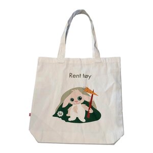Blafre Tøynett "Rent tøy" Beige/grønn