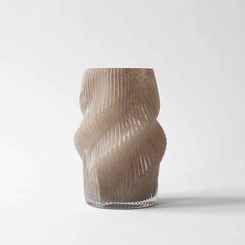 Tell Me More Fano vase 25 cm taupe
