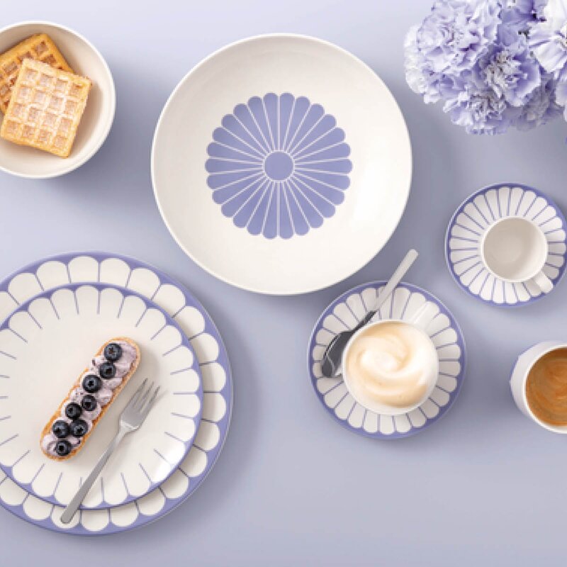 Villeroy & Boch Fleur bleu kaffekopp 16 cl blå