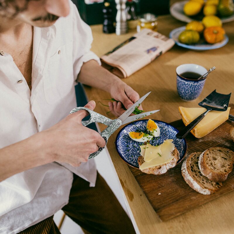 Fiskars Fiskars x Rörstrand Ostindia Floris saks 21 cm grønn