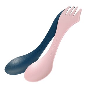 Light My Fire Swedish Spork Original turbestikk 17 cm 2 stk hazyblue/dustypink