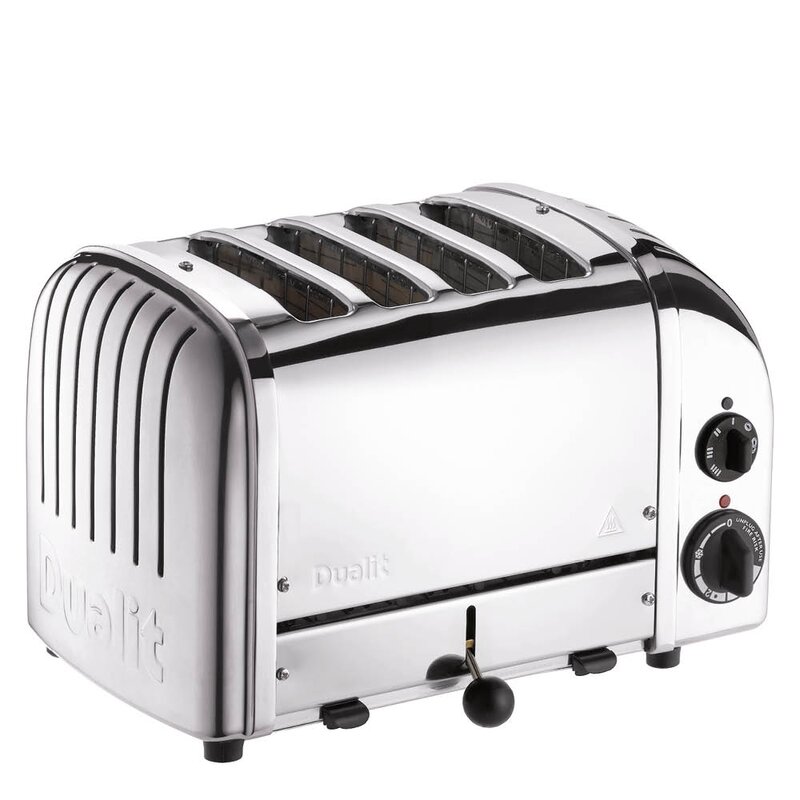 Dualit Classic brødrister 4 skiver rustfri