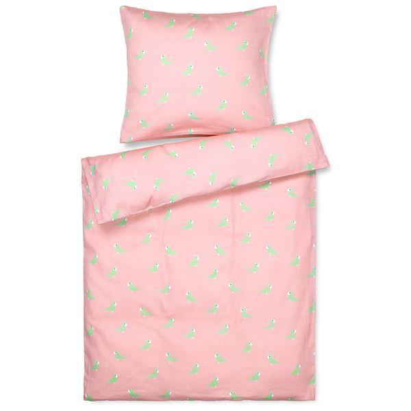 Kay Bojesen Fugl Junior sengetøy 100x140 cm rosa