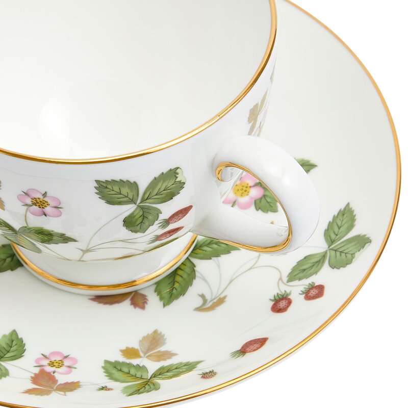 Wedgwood Wild Strawberry tekopp & asjett leigh