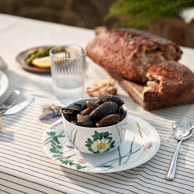 Kähler Hammershøi Summer skål 12 cm coastal flower