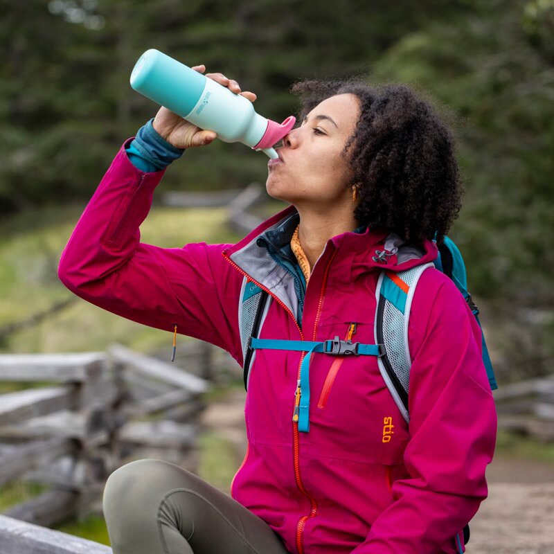Klean Kanteen Rise vakumflaske 0,47L med sportslokk Cabbage Kaleidoscope