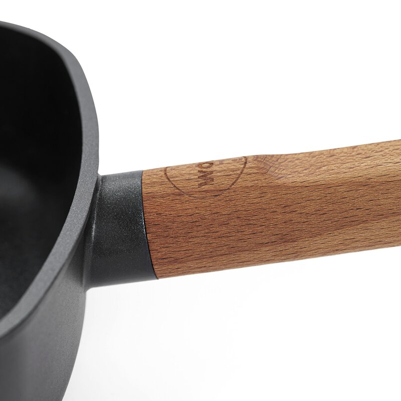 Woll ECO Logic QXR stekepanne firkantet 24 cm trehåndtak svart