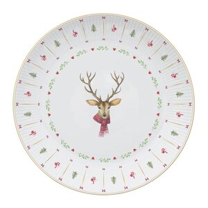 Aida Occasions Cozy Christmas serveringsfat 33 cm hvit