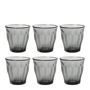 Duralex Picardie vannglass 25 cl 6 stk grå
