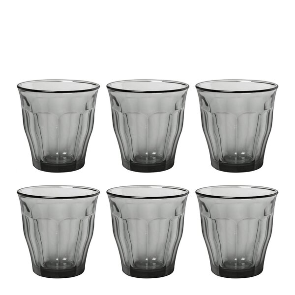 Duralex - Picardie vannglass 25 cl 6 stk grå
