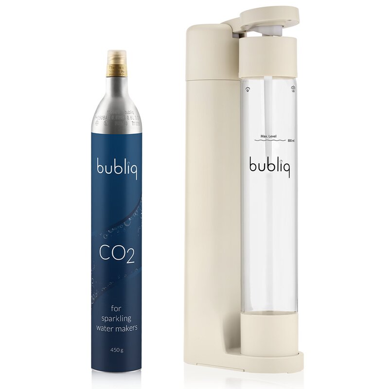 Bubliq Drink kullsyremaskin beige