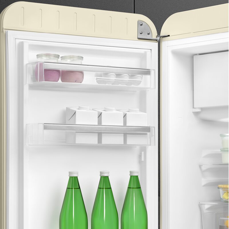 SMEG Kjøleskap m/frysedel FAB10 122L venstrehengt krem