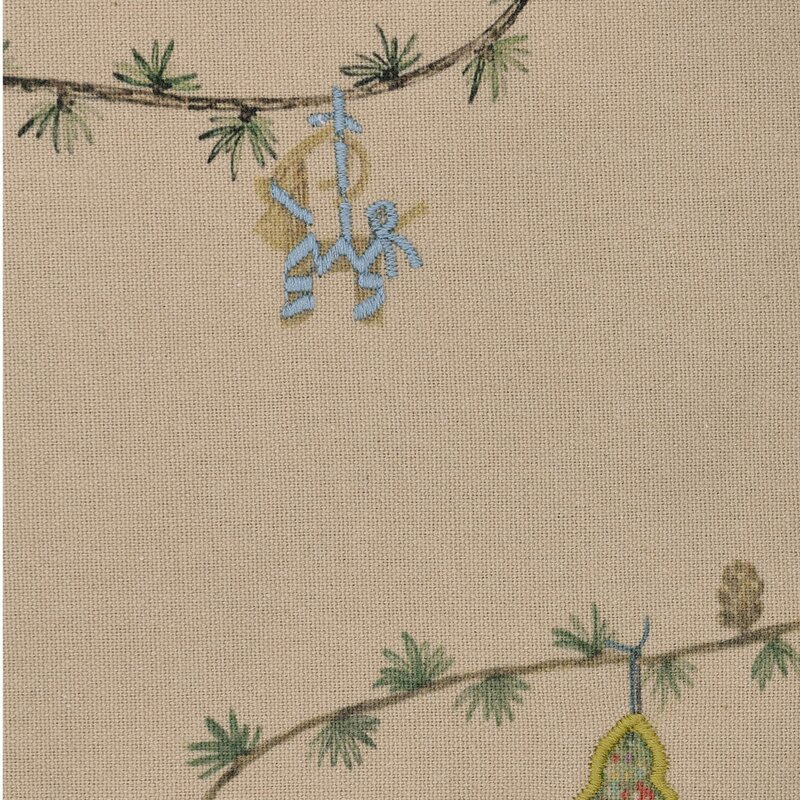Kähler Hammershøi Christmas duk 150x320 cm sand