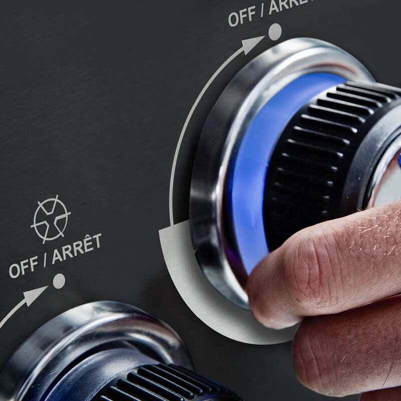 Broil King Baron 490 Shadow gassgrill med rotisseri og sidebrenner