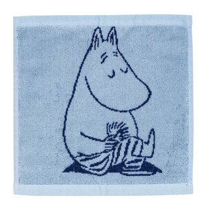 MoominArabia Mummi håndkle 25x25 cm Mummitrollet marineblå