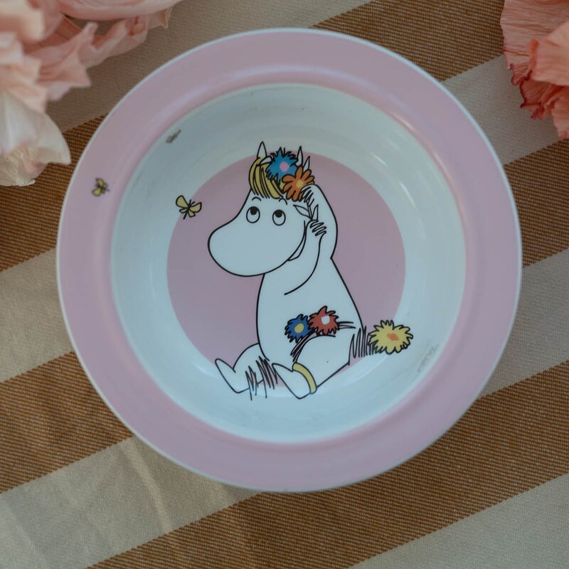 Rätt Start Mummi tallerken med sugekopp 15,5 cm Eng rosa