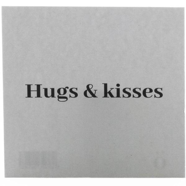 Sögne Home Kort 8x8 cm hugs & kisses