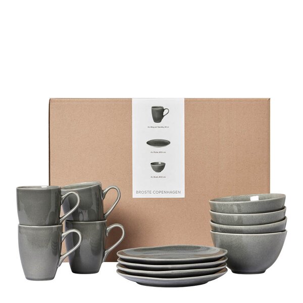 Broste Copenhagen Nordic Rain frokostsett 12 deler