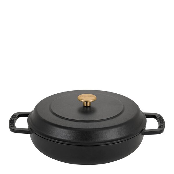Combekk Braiser støpejernsgryte 28 cm 5L svart