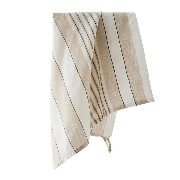 Tell Me More Noah kjøkkenhåndkle 50x70 cm beige stripe