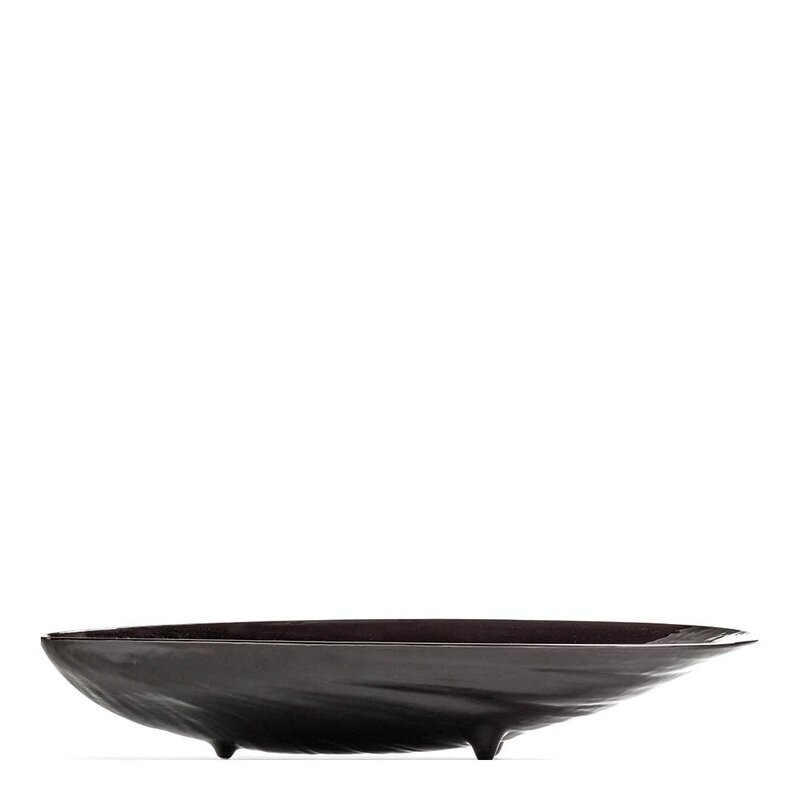 Serax Les Objets Mouleversants skål L 46x21,5 cm svart