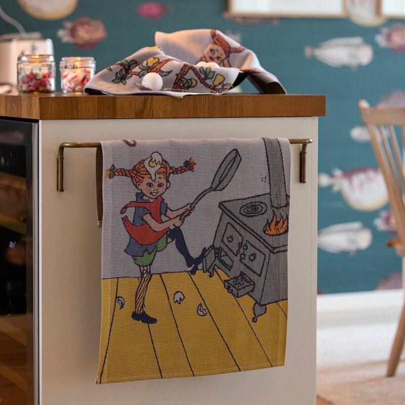 Ekelund Pippi kjøkkenhåndkle 40x60 cm pannekakekos