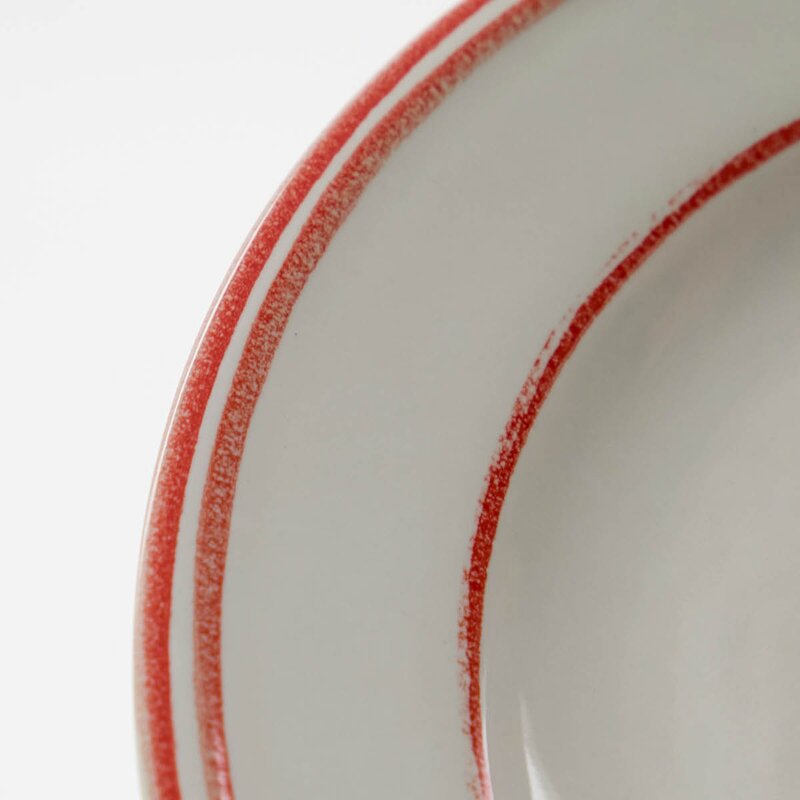 Nicolas Vahé Bistro lunsjtallerken 21 cm 2 stk rød/hvit