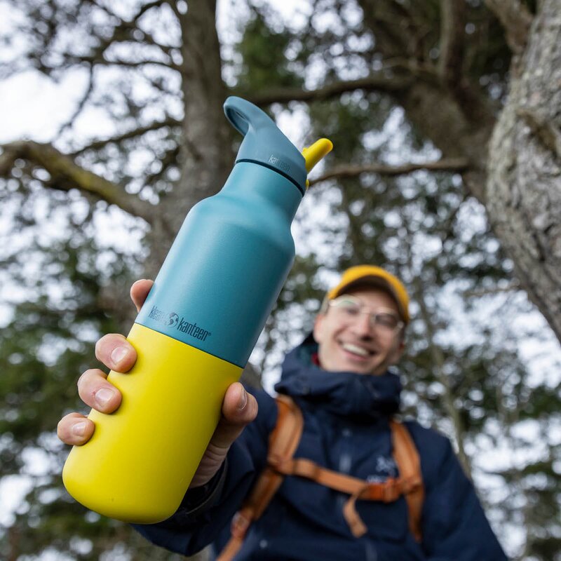 Klean Kanteen Rise vakumflaske 0,47L med sportslokk Brittany Kaleidoscope