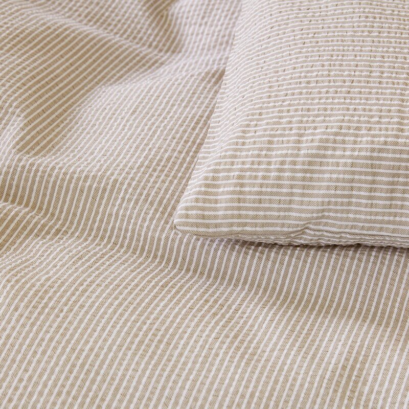 Høie Lykke krepp sengesett 140x200 cm muldvarp