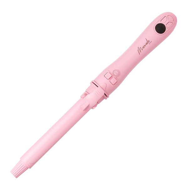 Mermade Roterende krølltang 25 mm rosa