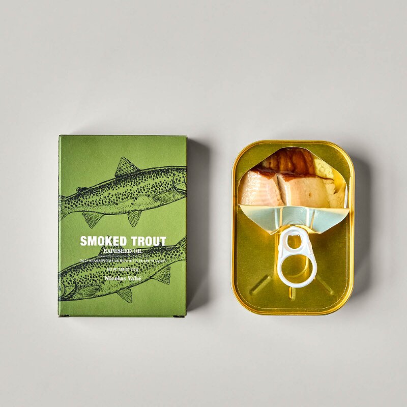 Nicolas Vahé Røkt ørret i rapsolje 110 g