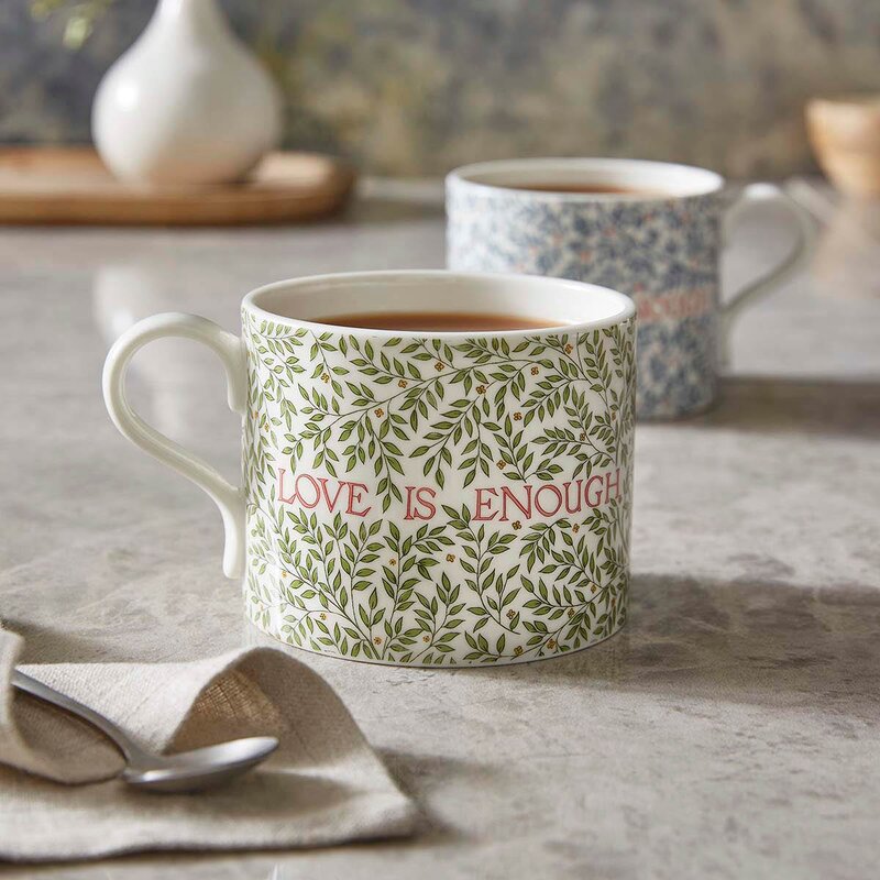 Spode Morris & Co krus 34 cl 2 stk love is enough