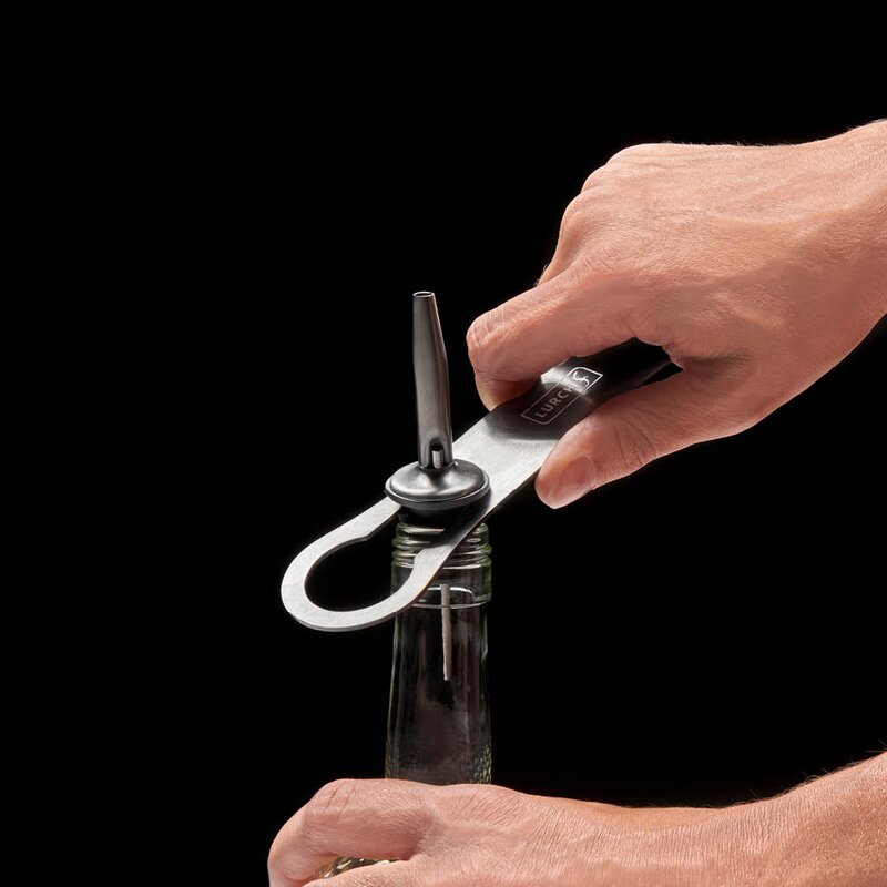 Lurch Speed flaskeåpner 18,5 cm smokey grey