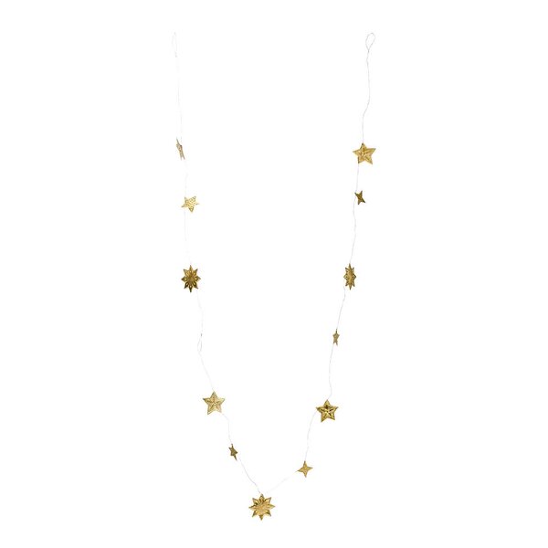 House Doctor Stars girlander 200 cm antikk messing
