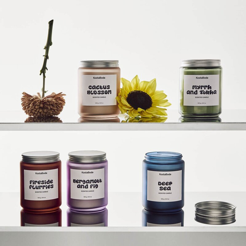 Kosta Boda Mind duftlys 13 cm Cactus Blossom