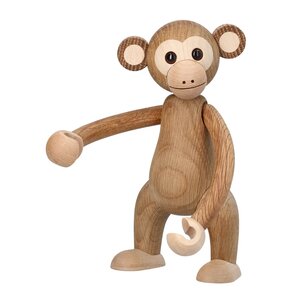 Spring Copenhagen Funky Monkey trefigur 21 cm eik